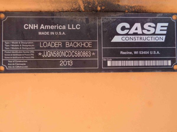 CASE 580N (2013) - Imagen 13