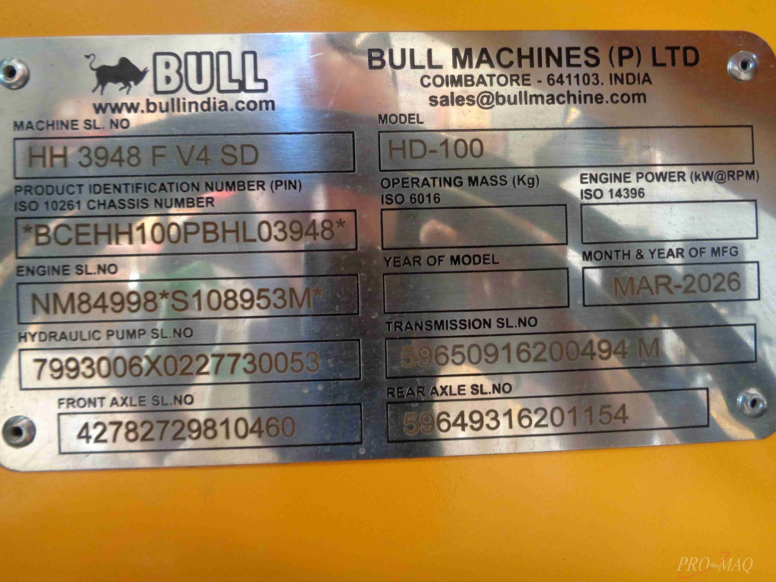 BULL HD100 (2026) - Image 28