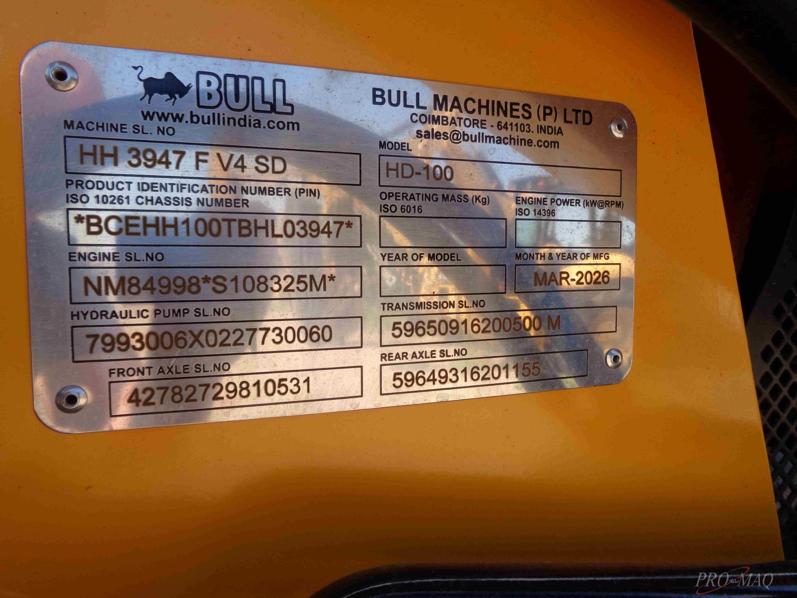 BULL HD100 (2026) - Image 24